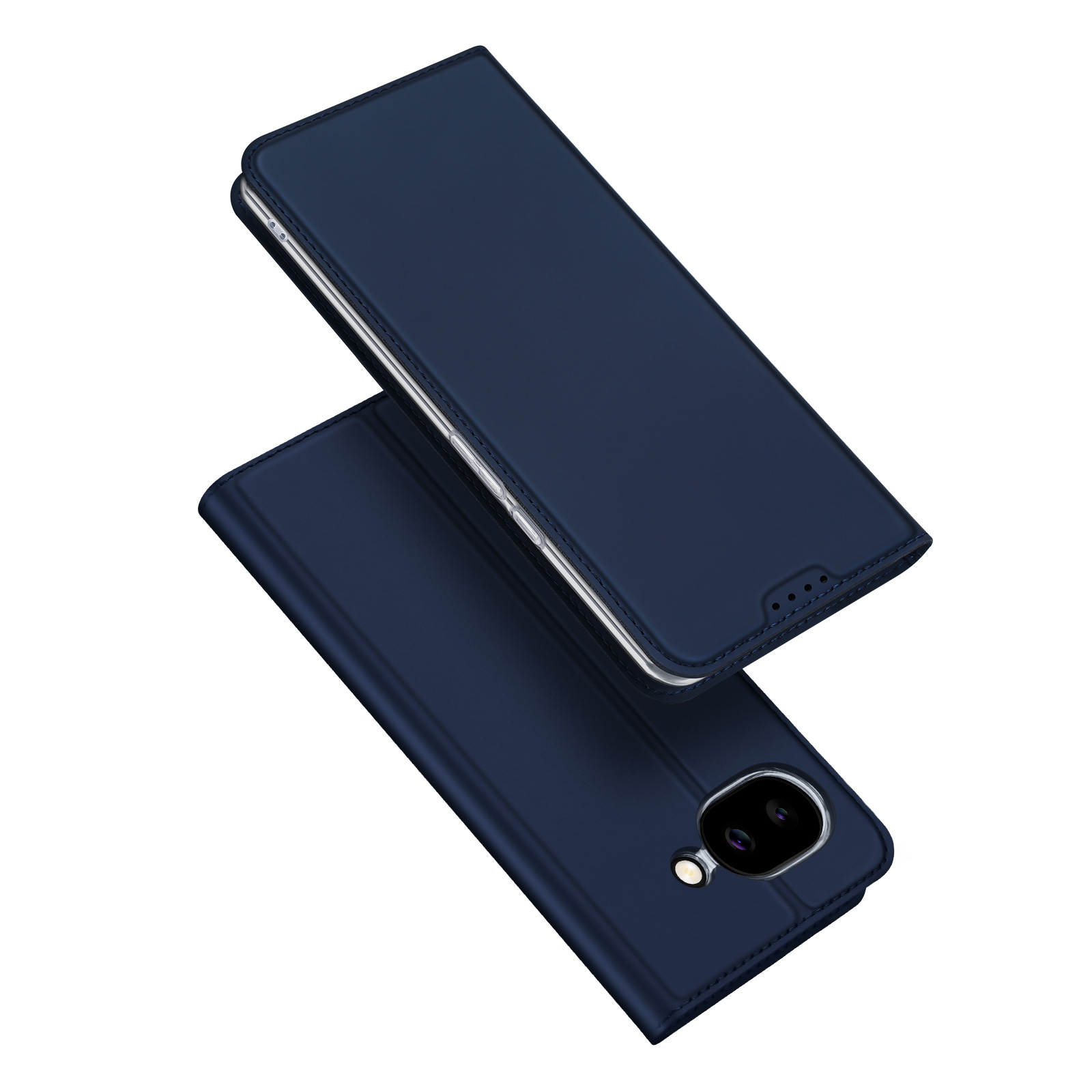 Etui z klapką Dux Ducis Skin Pro do Xiaomi Redmi Note 15 Pro Plus 5G / POCO M8 Pro 5G, granatowe